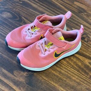 Nike Star Runner Pink and Yellow Sneakers